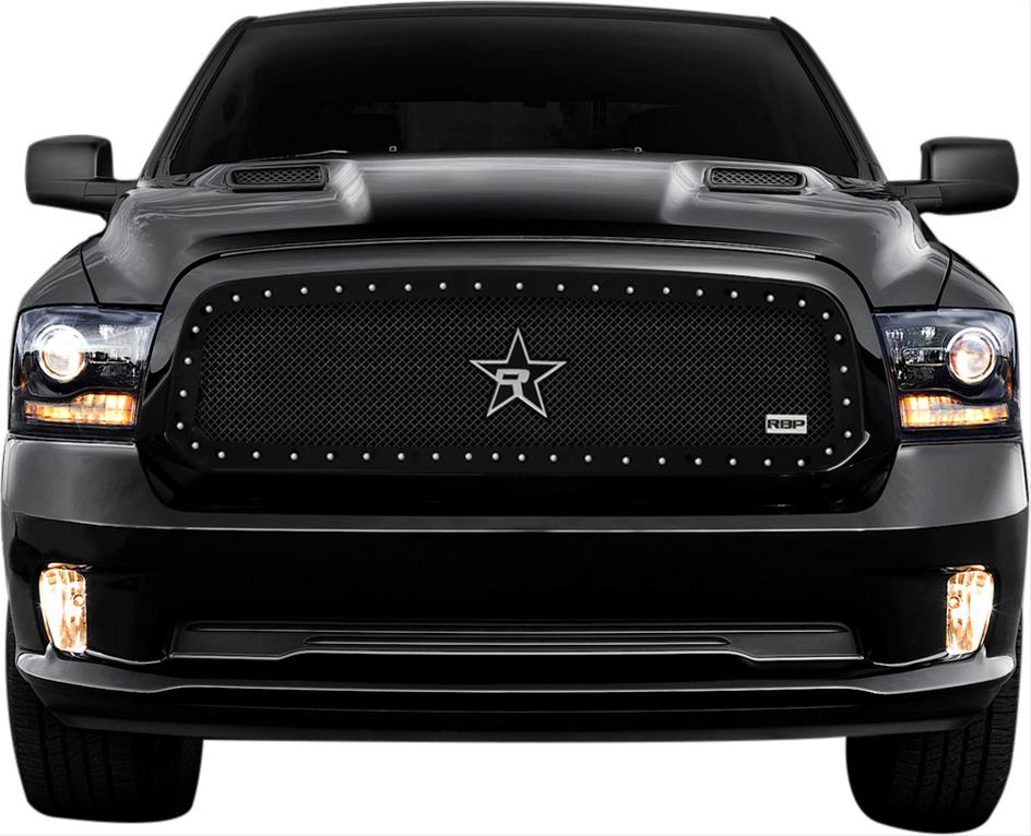 Black RX-5 Halo Series Grille 13-19 Ram 1500, 19 Classic 1500 - Click Image to Close